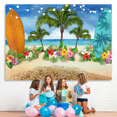 Lofaris Summer Beach Ocean Photo backdrops Booth Prop