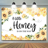 Lofaris Sunflowers Little Honey Bee On The Way Baby Shower Backdrop