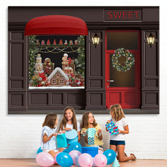 Lofaris Sweet And Glitter Christmas Scene Backdrop For Party