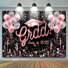 Lofaris Sweet Balloon Spark Grad Class Of 2023 Backdrop