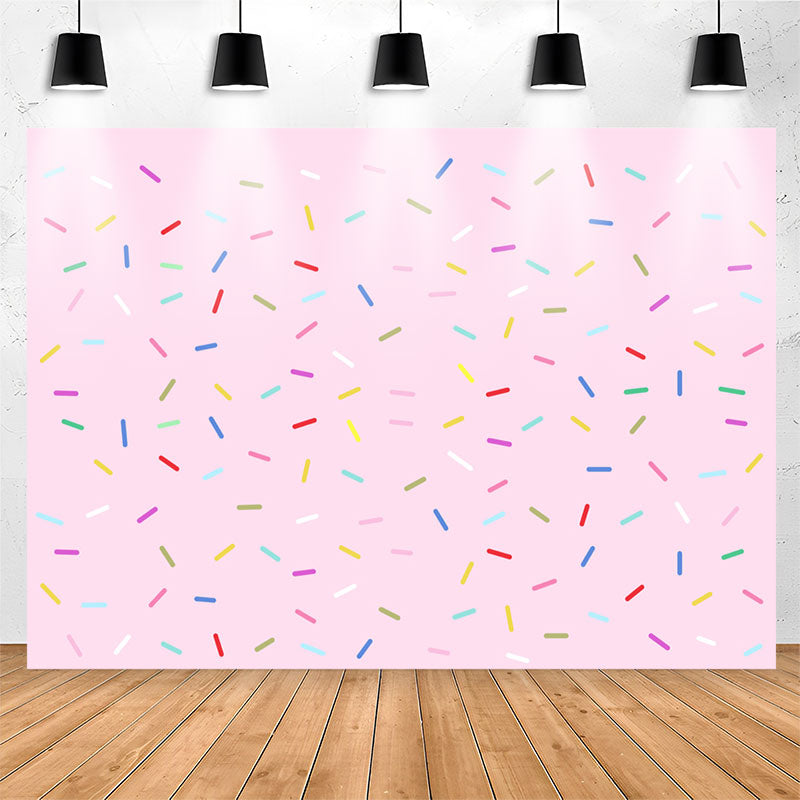 Lofaris Sweet Candy Pink Backdrop For Girls Birthday Party
