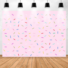 Lofaris Sweet Candy Pink Backdrop For Girls Birthday Party