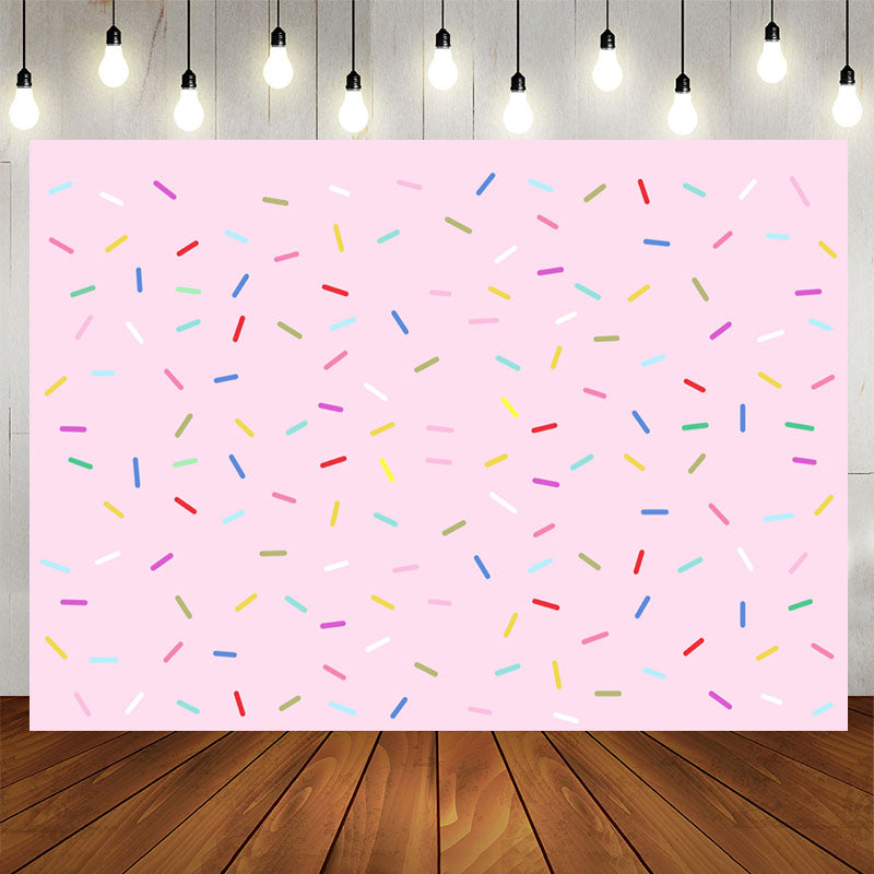 Lofaris Sweet Candy Pink Backdrop For Girls Birthday Party