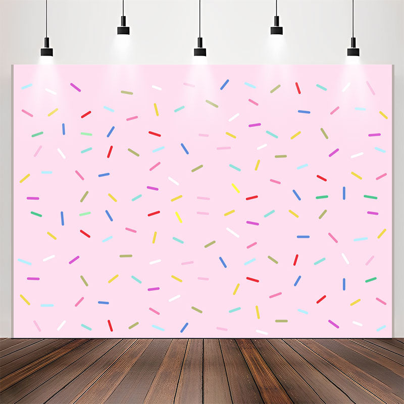 Lofaris Sweet Candy Pink Backdrop For Girls Birthday Party