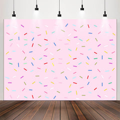Lofaris Sweet Candy Pink Backdrop For Girls Birthday Party