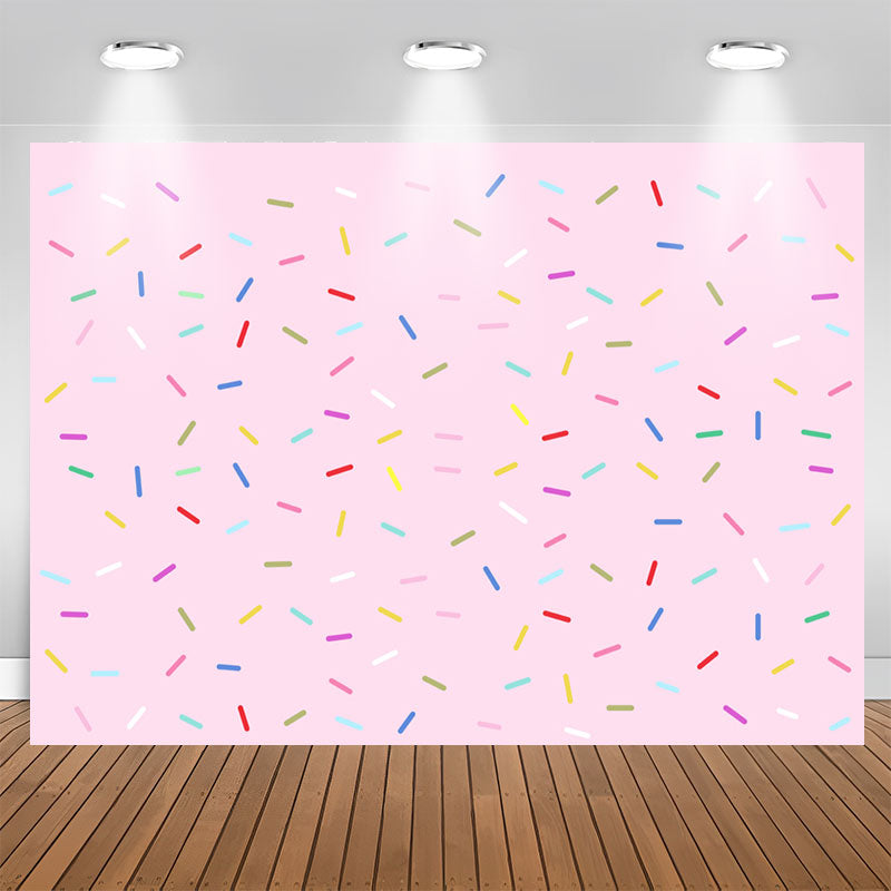 Lofaris Sweet Candy Pink Backdrop For Girls Birthday Party