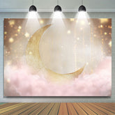 Lofaris Sweet Night Moon Light Happy Birthday Backdrop