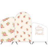 Lofaris Sweet Peach Theme Light Pink Birthday Arch Backdrop Kit