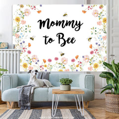 Lofaris Sweet Spring Mommy To Bee Baby Shower Backdrop