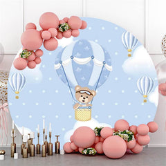 Black Round Glitter Gloden Lines Congrategrad Backdrop