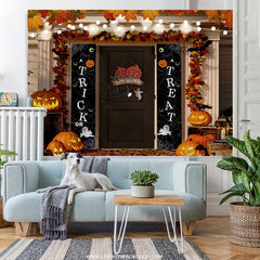 Lofaris Trick Or Treat Happy Halloween Theme Baby Shower Backdrop