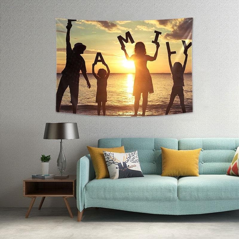Lofaris Turn Your Photo Into Wall Art Custom Tapestry