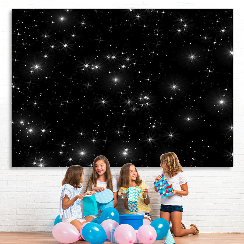 Lofaris twinkle dark starry night baby shower backrop