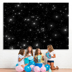 Lofaris twinkle dark starry night baby shower backrop