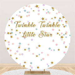 Lofaris Twinkle Litter Star Birthday Circle Backdrop