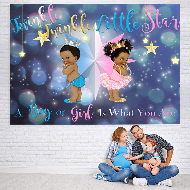 Lofaris Twinkle Little Star themed Baby Shower Backdorp