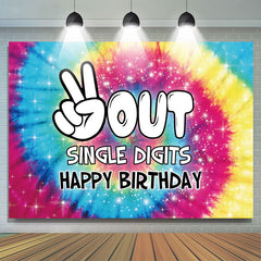 Lofaris Two Out Single Digits Happy Birthday Backdrop For Kid