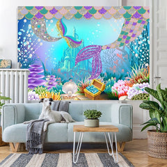 Lofaris Undersea Castle Color Scales Party Photoshoot Backdrop