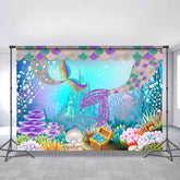 Lofaris Undersea Castle Color Scales Party Photoshoot Backdrop