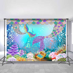 Lofaris Undersea Castle Color Scales Party Photoshoot Backdrop