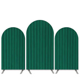 Lofaris Velvet Simulation Theme Dark Green Birthday Arch Backdrop Kit