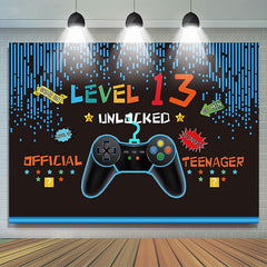 Lofaris Video Game Themed 13th Birthday Backdrop For Boy