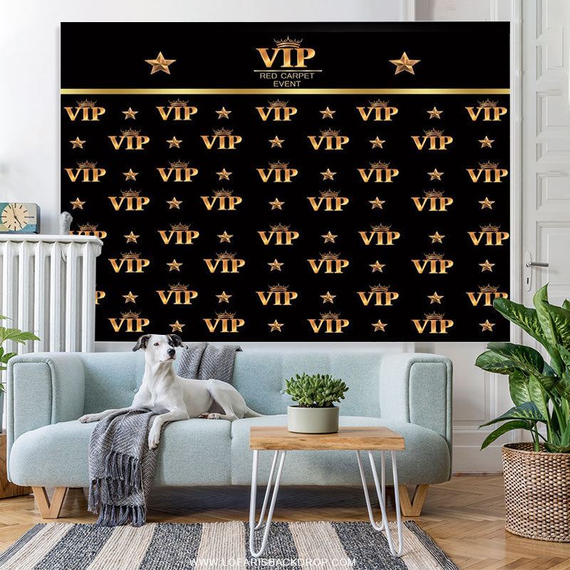 Lofaris VIP Hollywood Movie Event Party Decro Banner Backdrop
