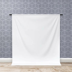 Lofaris White Personalized Backdrop for Photo Shoot