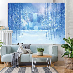 Lofaris Winter Frozen Snow Ice Photoshoot Backdrops for Children