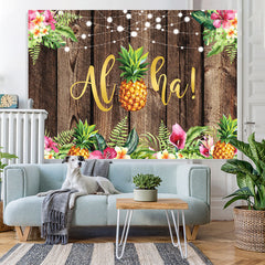 Lofaris Wooden Tropical Hawaiian summer Photoshoot backdrop