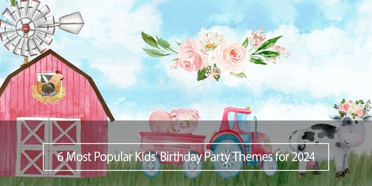 kids birthday party theme with lofaris backdrop