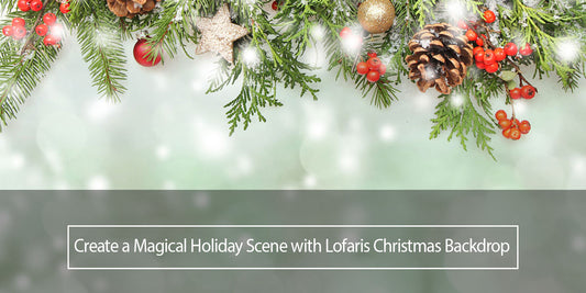 Create a Magical Holiday Scene with Lofaris Christmas Backdrop