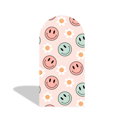 Lets Groovy Happy Birthday Baby Shower Party Arch Backdrop Wall Cloth Cover