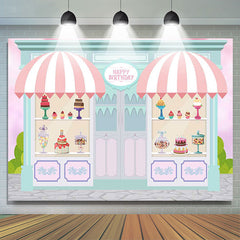 Lofaris Fairy Green Pink Dessert House Birthday Backdrop