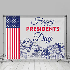 Lofaris Usa Flag Sculpture Sketch Presidents Day Backdrop