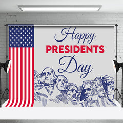 Lofaris Usa Flag Sculpture Sketch Presidents Day Backdrop