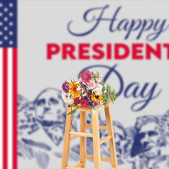 Lofaris Usa Flag Sculpture Sketch Presidents Day Backdrop