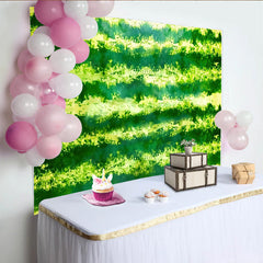 Lofaris Abstract Textured Photography Backdrop with Vibrant Green Stripes, Artistic Studio Background for Creative Photoshoot