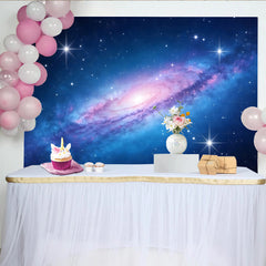 Lofaris Vibrant Cosmic Galaxy Backdrop with Swirling Nebula and Stars, Beautiful Space Background for Studio Photoshoot