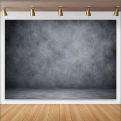 Lofaris Dark Gray Abstract Textured Photography Backdrop, Distressed Concrete Floor Studio Background for Professional Portrait