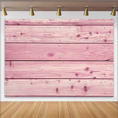 Lofaris Rose Pink Wood Boards Backdrop, Vibrant Timber Texture with Screw Details Photography Background