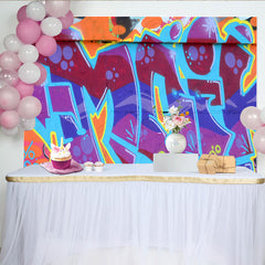 Lofaris Graffiti Wall Backdrop, Colorful Street Art Hip Hop Photography Background