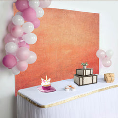Lofaris Distressed Coral and Terracotta Textured Backdrop, Abstract Grungy Orange Wall Background for Photoshoot