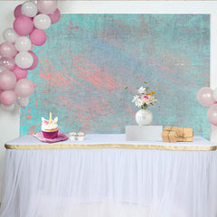 Lofaris Painted Blue and Pink Texture Backdrop, Abstract Canvas Photography Background, Creative Portrait Studio Prop