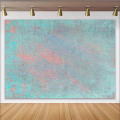Lofaris Painted Blue and Pink Texture Backdrop, Abstract Canvas Photography Background, Creative Portrait Studio Prop