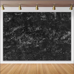 Lofaris Dark Grey Stone Texture Backdrop, Black Abstract Grunge Photography Background, Moody Portrait Studio Prop