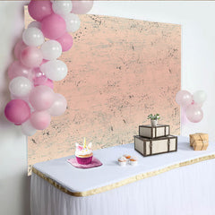 Lofaris Peach Pink Scratched Texture Backdrop, Abstract Vintage Wall Photography Background, Soft Portrait Prop