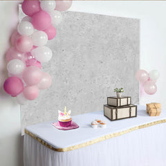 Lofaris Light Grey Plaster Texture Backdrop, Abstract Concrete Photography Background, Studio Portrait Prop