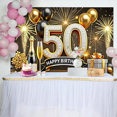 Lofaris Bohemian Pink and Gold Balloon Arch Birthday Backdrop, Dusty Rose Pampas Grass Photography Background