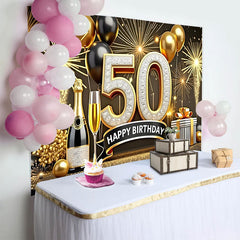 Lofaris Bohemian Pink and Gold Balloon Arch Birthday Backdrop, Dusty Rose Pampas Grass Photography Background